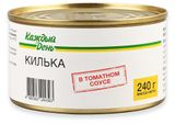 Изображение товара Килька «Каждый день» в томатном соусе, 240 г