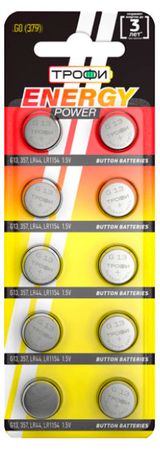 Изображение товара Батарейки «Трофи» 357 LR1154 G13, 10 шт