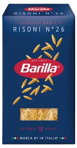 Изображение товара Макаронные изделия Barilla Ризони №26 из твердых сортов пшеницы, 450 г