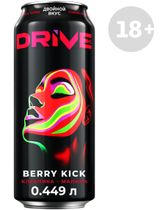 Изображение товара Напиток энергетический Drive Me Berry Kick с ягодным вкусом, 449 мл