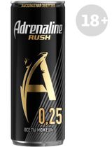Изображение товара Напиток энергетический Adrenaline Rush, 250 мл
