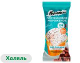 Изображение товара Мороженое молочное Bombbar с шоколадной крошкой со вкусом пломбира 15% протеина без сахара халяль 6% БЗМЖ, 90 г