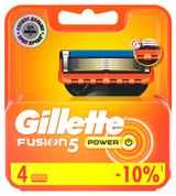 Изображение товара Сменные кассеты для бритья Gillette Fusion 5 Power, 4 шт