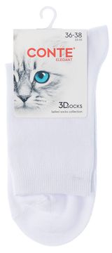 Изображение товара Носки женские Conte Elegant белые, р. 25-27