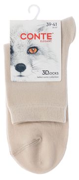 Изображение товара Носки женские Conte Elegant бежевые, р. 25-27