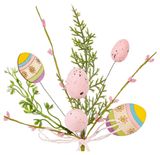 Изображение товара Ветка искусственная пасхальная, 23 см