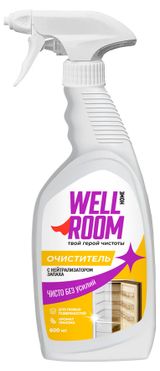 Изображение товара Очиститель Wellroom  с нейтрализатор запаха аромат лимона, 600 мл