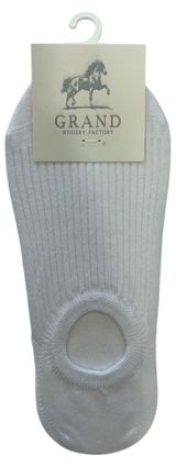 Изображение товара Носки-следки женские Grand белые, р. 36-39