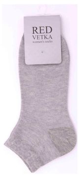 Изображение товара Носки женские «Красная Ветка» укороченные серые, р. 23-25