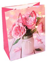 Изображение товара Сумка подарочная бумажная GrandGift 22х31х9 см, 1 шт в ассортименте