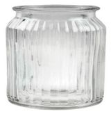 Изображение товара Ваза декоративная стеклянная прозрачная, 10,5 см