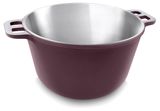 Изображение товара Казан «Нева Металл Посуда» литой алюминий фиолетовый, 3 л