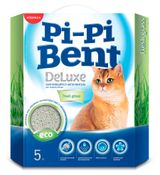 Изображение товара Наполнитель для кошачьего туалета Pi-Pi-Bent Fresh grass Свежая трава бентонитовый комкующийся, 5 кг