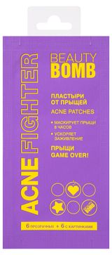 Изображение товара Пластыри от прыщей Beauty Bomb Acne Fighter Корея, 12 шт