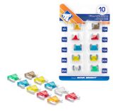 Изображение товара Предохранители автомобильные Nova Bright Micro флажковые, 10 шт