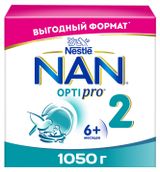 Изображение товара Смесь сухая молочная NAN 2 Optipro для роста иммунитета и развития мозга с 6 мес., 1050 г