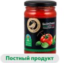Изображение товара Соус томатный АШАН Золотая птица Базилико, 350 г