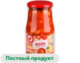 Изображение товара Фасоль АШАН Красная птица в аджике, 530 г