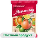 Изображение товара Мармелад «Ударница» Ассорти со вкусами Апельсина Лимона Грейпфрута Лайма, 275 г