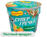 Изображение товара Каша гречневая быстрого приготовления «Роллтон» с овощами, 45 г