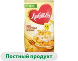 Изображение товара Готовый завтрак «Любятово» хлопья кукурузные медовые, 250 г