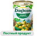 Изображение товара Оливки зеленые «Бондюэль» без косточки Испания, 300 г