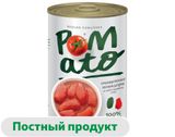 Изображение товара Томаты Pomato очищенные в собственном соку, 400 г