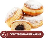 Изображение товара Пончик АШАН с шоколадной начинкой, 4х70 г