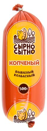 Изображение товара Сырный продукт плавленый копченый «Сырно Сытно» 40% ЗМЖ, 500 г