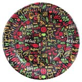 Изображение товара Тарелки одноразовые бумажные Bouquet BBQ, d 23 см х 6 шт