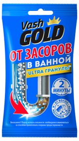 Изображение товара Средство от засоров в ванной Vash Gold Ultra гранулы саше, 70 г
