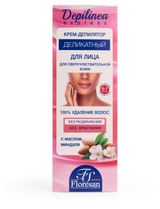 Изображение товара Крем-депилятор для лица Floresan Cosmetic Depilinea деликатный с маслом миндаля, 50 мл