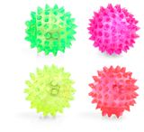 Изображение товара Игрушка для собак Triol Мяч прозрачный с шипами из термопластичной резины d 55 мм, 1 шт в ассортименте