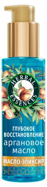 Изображение товара Масло-эликсир для волос Herbal Essences Аргановое масло глубокое восстановление Франция, 95 мл
