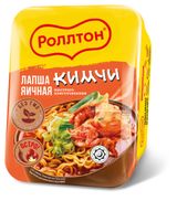 Изображение товара Лапша быстрого приготовления «Роллтон» яичная со вкусом кимчи Халяль, 90 г