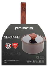 Изображение товара Ковш Polaris Megapolis-16SP с антипригарным покрытием с крышкой, 1,5 л