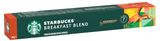Изображение товара Кофе в капсулах Starbucks Nespresso breakfast blend 10 капсул Швейцария, 56 г
