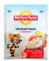 Изображение товара Каша моментального приготовления Myllyn Paras Тигренок Овсяная с персиком, 40 г