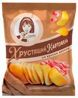 Изображение товара Чипсы картофельные «Хрустящий картофель» Бекон, 160 г