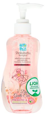 Изображение товара Гель-пена для интимной гигиены Lion Shokubutsu с алоэ вера и периллой, 150 мл