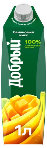 Изображение товара Напиток сокосодержащий «Добрый» Банановый микс, 1 л