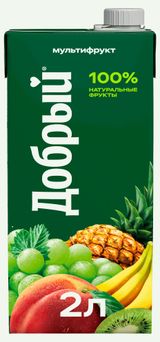 Изображение товара Нектар «Добрый» Мультифрут, 2 л