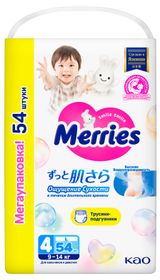 Изображение товара Трусики-подгузники Merries L (9-14 кг), 54 шт