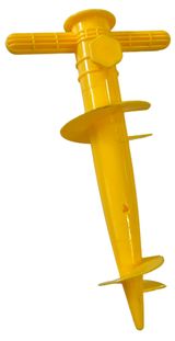 Изображение товара Поставка для садового зонта желтая, 17х31 см