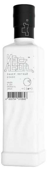Изображение товара Ликер «Изо Льда» Мята и кокос Россия, 0,25 л