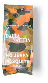 Изображение товара Мясные снеки сыровяленые Барбекю Dalla Natura BBQ No Jerky Mesquite из свинины остро-пряные, 28 г