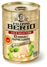 Изображение товара Оливки Filippo Berio фаршированные с пармезаном Испания, 300 г