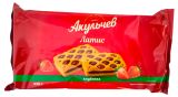 Изображение товара Печенье «Акульчев» Слойка Латис клубника, 320 г