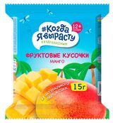 Изображение товара Фруктовые кусочки «Когда Я вырасту» из яблок и манго с 12 мес., 15 г