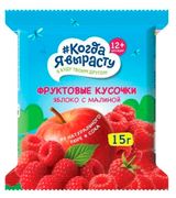 Изображение товара Фруктовые кусочки «Когда Я вырасту» из яблок и малины с 12 мес., 15 г
